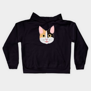 Calico Cat Blep Kids Hoodie